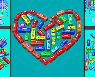 Bus Sort Car Parking Jam online game thumbnail