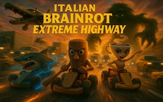 Italian Brainrot Extreme Highway online game thumbnail