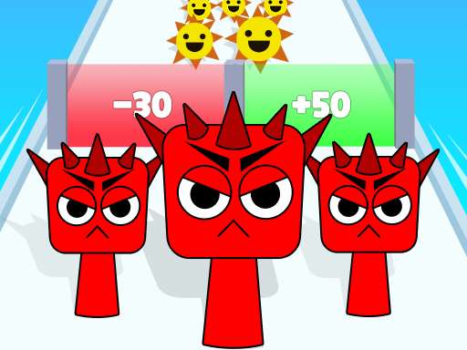 Sprunki Run Racing online game thumbnail
