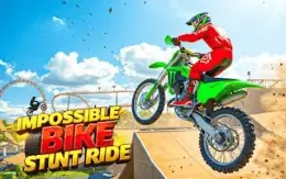 Impossible Bike Stunt Ride online game thumbnail